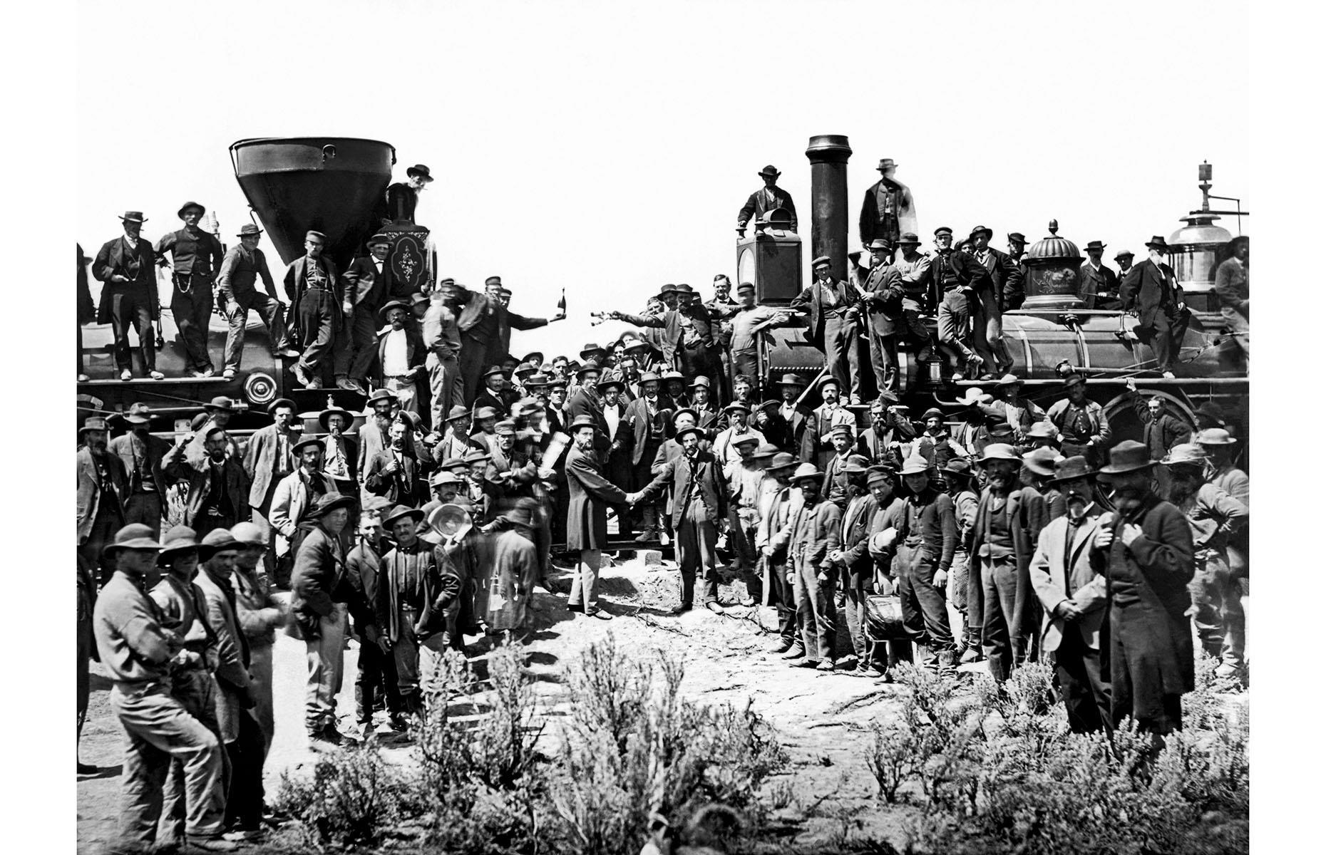 1869: Completion of the Transcontinental Railroad